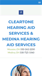 Mobile Screenshot of cleartonehearing.com